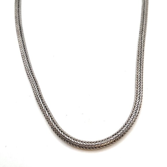 N0603 Retired Silpada Silver Omega Necklace
